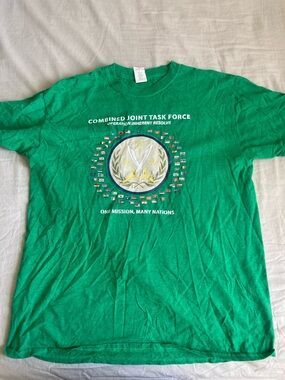 Green Combined Joint Task Force Graphic Short-Sleeve Tee - Unbranded
